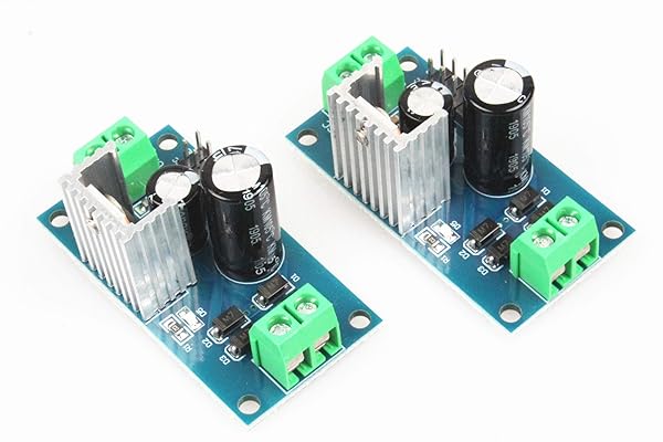 NOYITO NOYITO Three-Terminal Regulator Power Supply Module Pack of 2 1.5A 5V 9V 12V 15V Rectifier Filter Power Converter DC 09V - View 2 of 6
