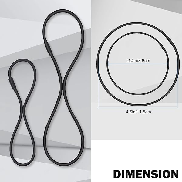 Boseen Boseen Universal Elastic Bands Replacement Anti-aging Rubber Ring for Microphone Shock Mount Holder Clamp Set of 4 Black - View 3 of 6