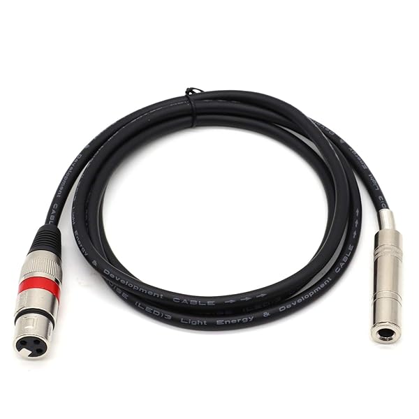 SiYear SiYear 6.35mm Female to XLR Female Adapter Cable 5Feet 1.5M Quarter Inch TS TRS Interconnect Cable - View 2 of 6