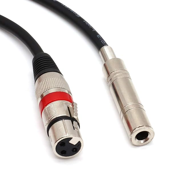 SiYear SiYear 6.35mm Female to XLR Female Adapter Cable 5Feet 1.5M Quarter Inch TS TRS Interconnect Cable - View 6 of 6