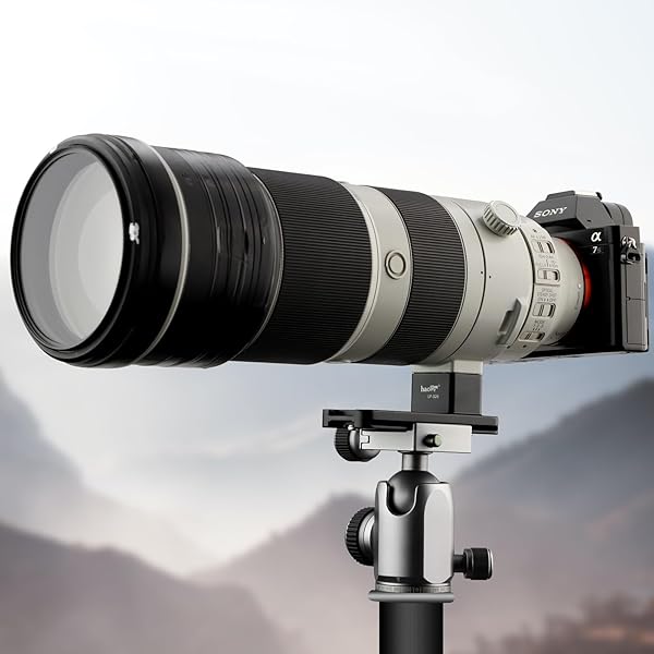 Haoge Haoge LF-S26 Lens Collar Foot Tripod Mount Ring for Sony FE 200-600mm f5.6-6.3 G OSS with Arca Swiss Quick Release Plate - View 6 of 10