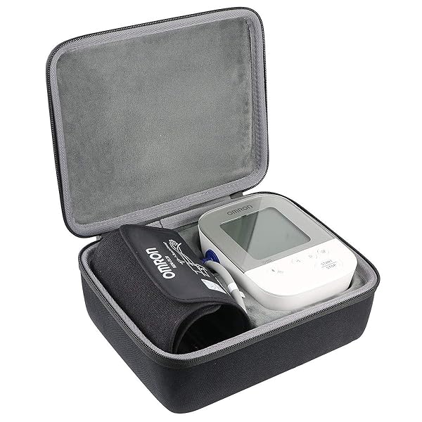 co2CREA co2CREA Hard Case for OMRON Blood Pressure Monitor Upper Arm Cuff Portable Travel Case Replacement for BP5250 BP7250 HEM-7156 HEM-7155T