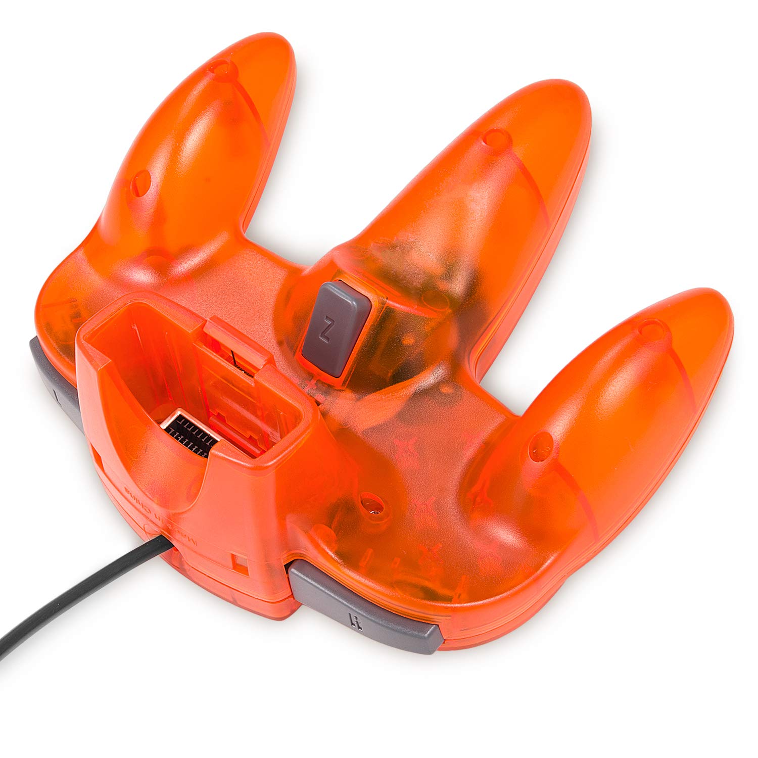 miadore Miadore Classic N64 Controller Joystick Remote Clear Orange for N64 Video Game System Console - View 6 of 8