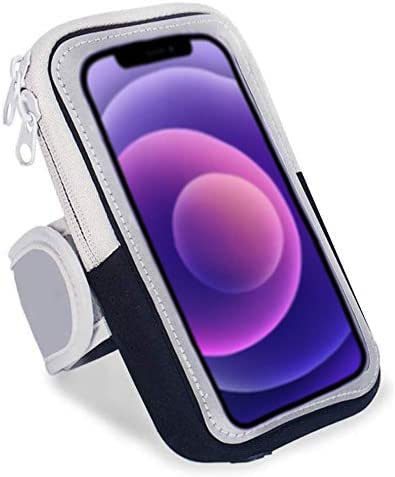 PARAHAIR Universal Arm Phone Holder for Running Workout Pouch Case for iPhone 14 Pro 14 Plus 13 Plus Samsung Galaxy Huawei All Phones Up to 5.5 Inch Black - View 2 of 7