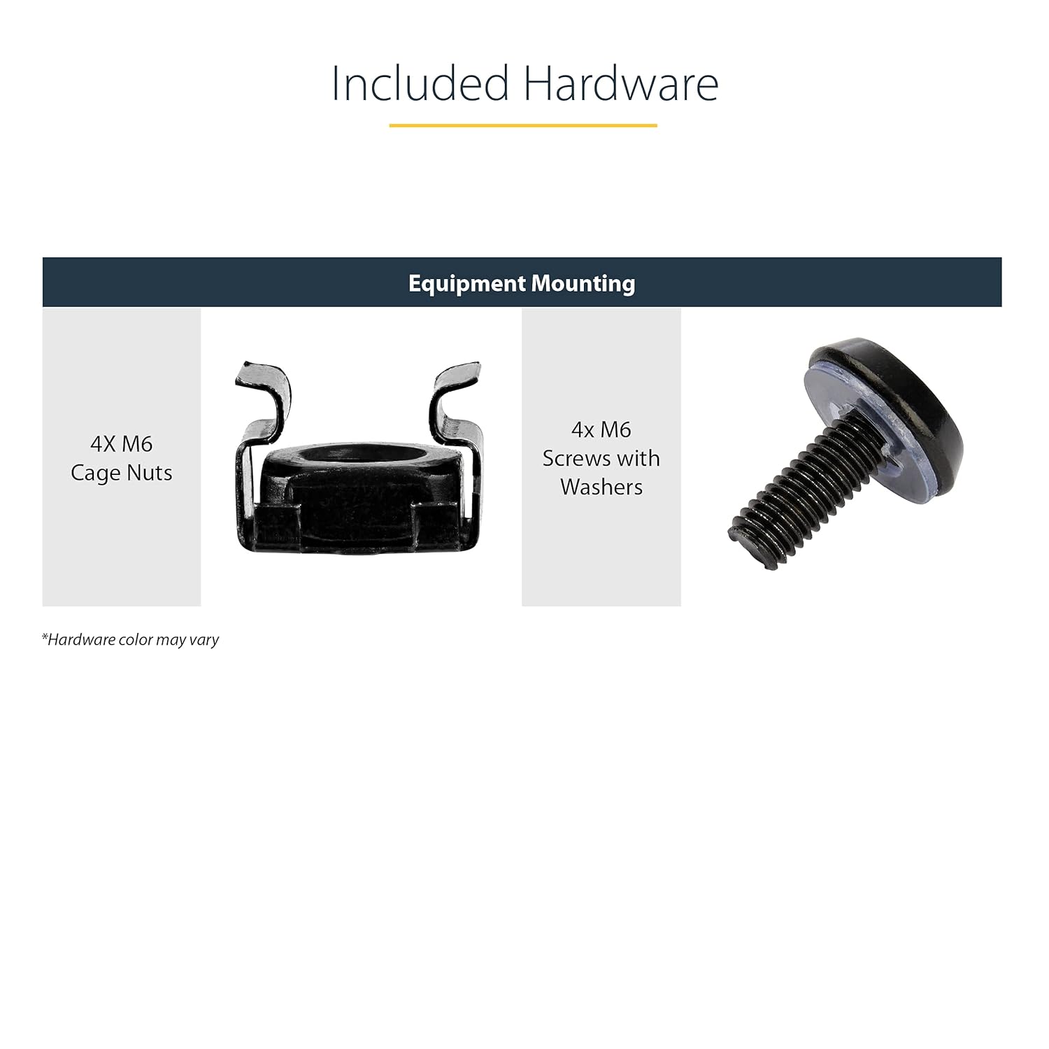 StarTech.com StarTech 1U Server Rack Shelf Universal Cantilever Heavy Duty Steel 44lb Capacity 16 Inch Deep Tray for 19 Inch Network Equipment Black - View 5 of 6