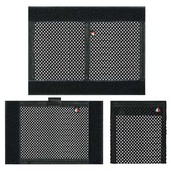 TXEsign Pack of 3 Hook and Loop Mesh Pockets for DSLR Camera Backpack - Secure Your Gear with Organizers - View 3 of 8