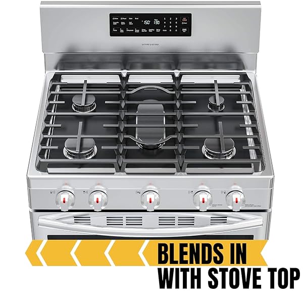 Skywin TidyFriend Reusable Gas Range Protectors for 5 Burner Stove Washable Non Stick Fast Clean Stove Top Covers for Samsung Range - View 6 of 9