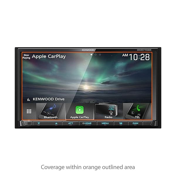 BoxWave BoxWave Screen Protector for Kenwood DMX7706S ClearTouch Anti-Glare 2-Pack Anti-Fingerprint Matte Film Skin - View 3 of 9