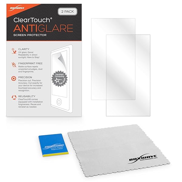 BoxWave BoxWave Screen Protector for Kenwood DMX7706S ClearTouch Anti-Glare 2-Pack Anti-Fingerprint Matte Film Skin - View 9 of 9