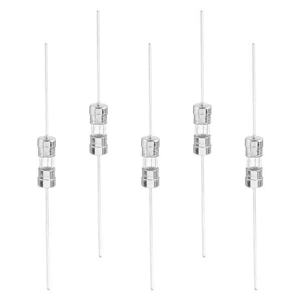 Fielect 20Pcs 1.5A Slow Blow Glass Fuses 250V Axial Lead - 3.6x10mm for Reliable Circuit Protection