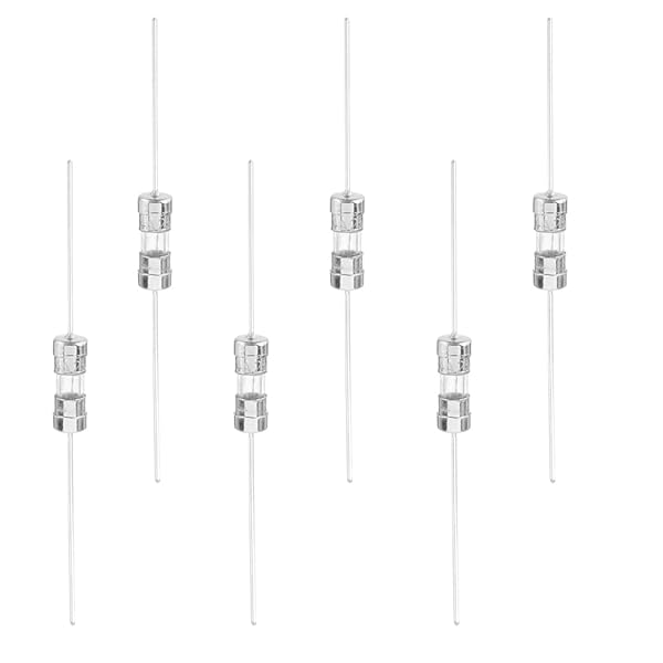Fielect 20Pcs 250V 3A Fast Blow Axial Lead Glass Tube Fuses 3.6x10mm for Reliable Circuit Protection