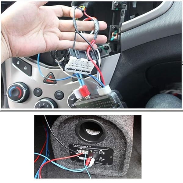 Acxico Acxico Car Stereo RCA Speaker Wire Line Converter High to Low Output Adapter for Enhanced Audio Performance - View 6 of 8