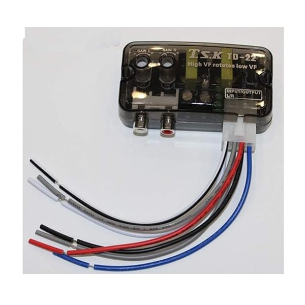 Acxico Acxico Car Stereo RCA Speaker Wire Line Converter High to Low Output Adapter for Enhanced Audio Performance - View 8 of 8