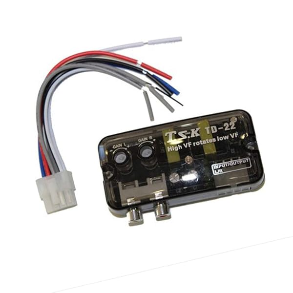 Acxico Acxico Car Stereo RCA Speaker Wire Line Converter High to Low Output Adapter for Enhanced Audio Performance - View 2 of 8