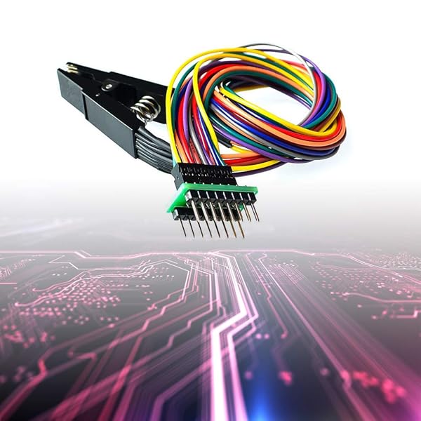 Acxico Acxico SOP16 IC Test Clip for 25 Series Chips SOIC16 Pin Clamp Compatible with SOP SOIC 16 and DIP8 Flash Testing - View 5 of 7