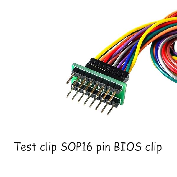 Acxico Acxico SOP16 IC Test Clip for 25 Series Chips SOIC16 Pin Clamp Compatible with SOP SOIC 16 and DIP8 Flash Testing - View 6 of 7