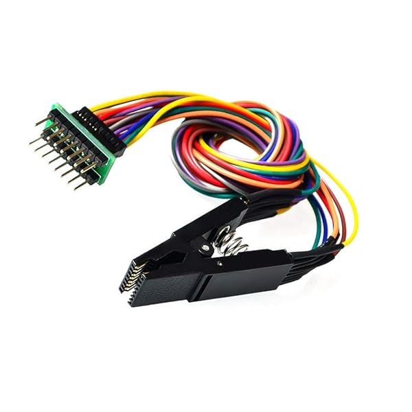 Acxico Acxico SOP16 IC Test Clip for 25 Series Chips SOIC16 Pin Clamp Compatible with SOP SOIC 16 and DIP8 Flash Testing - View 2 of 7