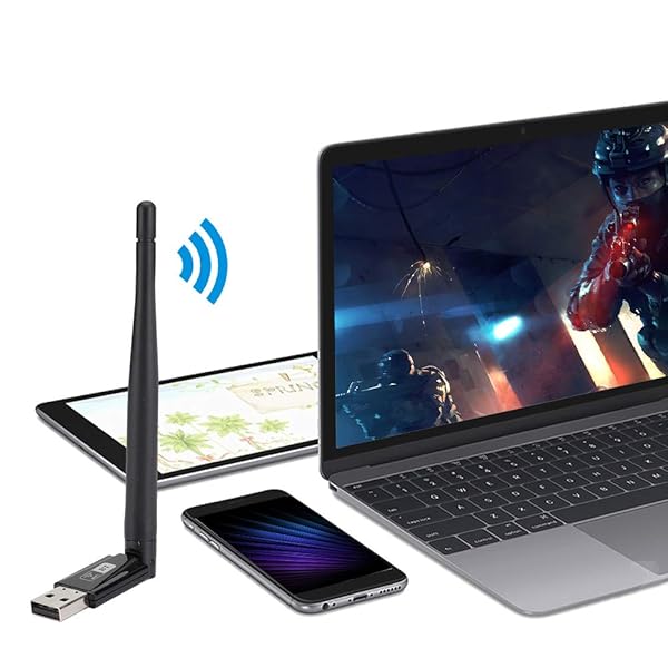 ASHATA ASHATA RTL8821CU Network Adapter: 600M USB Bluetooth LAN Card for Fast PC Connectivity - View 8 of 10