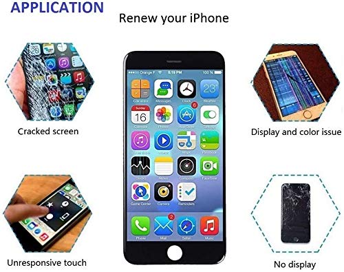 Brinonac Brinonac iPhone 5s/SE 2016 Screen Replacement: Black LCD Touch Display with Tools & Protector - View 5 of 7