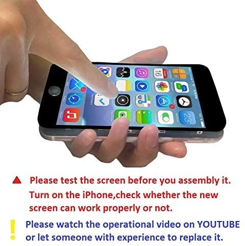 Brinonac Brinonac iPhone 5s/SE 2016 Screen Replacement: Black LCD Touch Display with Tools & Protector - View 6 of 7