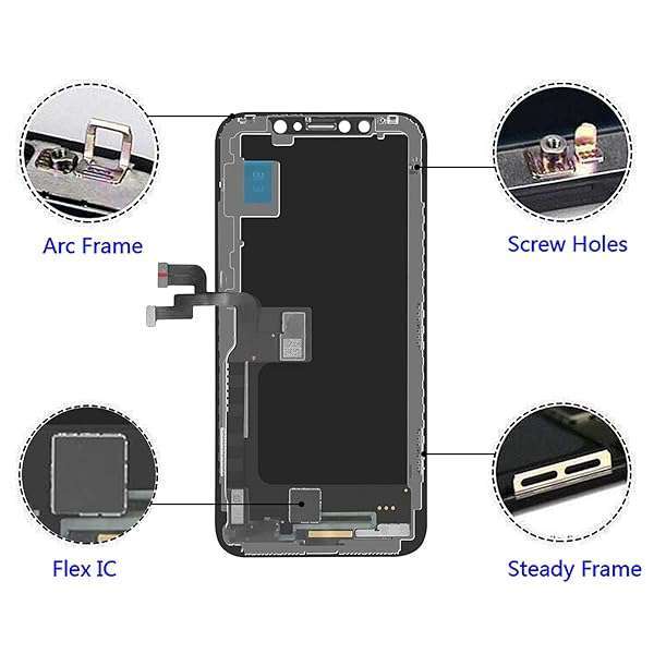Brinonac "Brinonac iPhone Xs LCD Screen Replacement Kit - 5.8" 3D Touch Display with Tools & Adhesive" - View 9 of 10