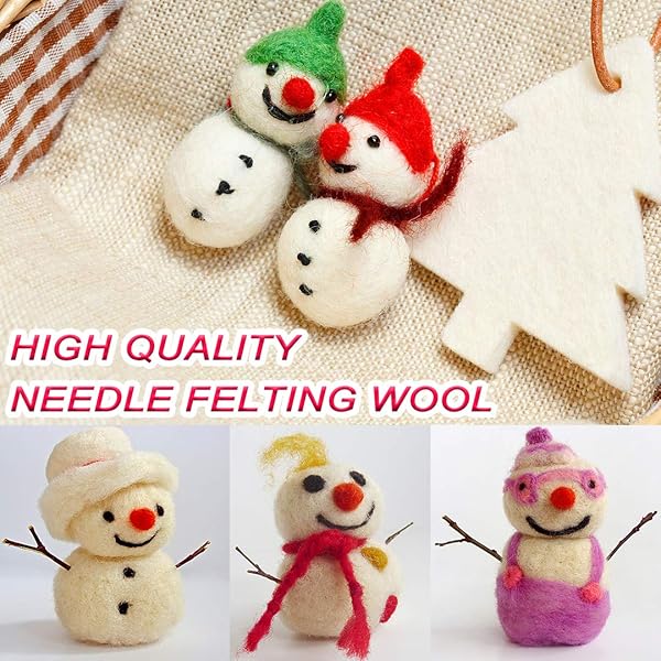 West Bay Ultimate 109-Piece Needle Felting Kit: 36 Colors Wool Roving & Complete Tools for DIY Animal Crafts & Home Decor - View 6 of 8