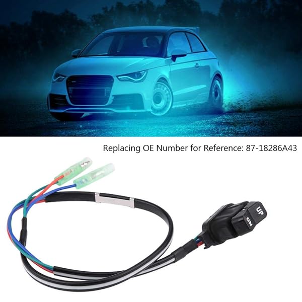 Qiilu Quicksilver 3000 Trim Switch - Power Tilt Trim Switch Assembly for Mercury Outboard 87-18286A43 - View 5 of 10