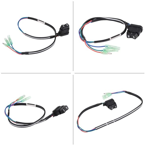 Qiilu Quicksilver 3000 Trim Switch - Power Tilt Trim Switch Assembly for Mercury Outboard 87-18286A43 - View 6 of 10