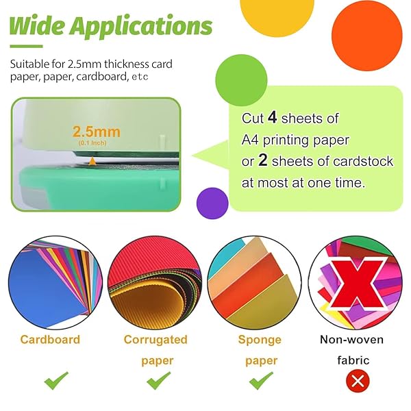 UCEC UCEC 2 Inch Circle Punch for Paper Crafts DIY Handmade Scrapbooking Tools and Arts Projects - View 4 of 9