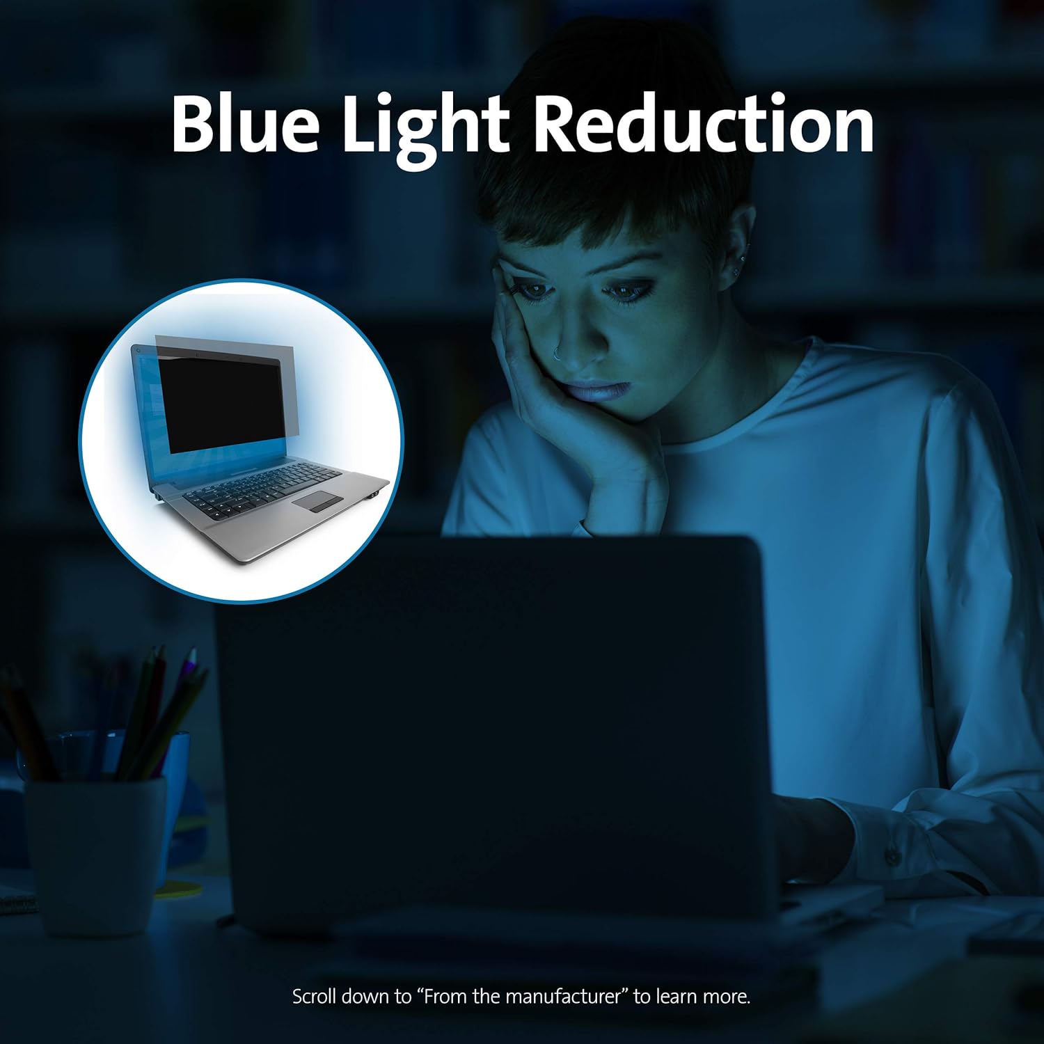 Kensington "Buy Kensington FP154W10 Privacy Screen for 15.4" Widescreen Laptops - Protect Your Privacy!" - View 3 of 6