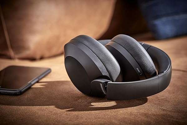 Philips PHILIPS PH805 ANC Over Ear Wireless Headphones: Hi-Res Audio, 30H Playtime & Comfort Fit - View 10 of 10