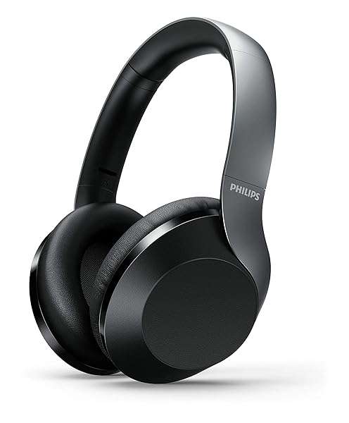 Philips PHILIPS PH805 ANC Over Ear Wireless Headphones: Hi-Res Audio, 30H Playtime & Comfort Fit - View 2 of 10