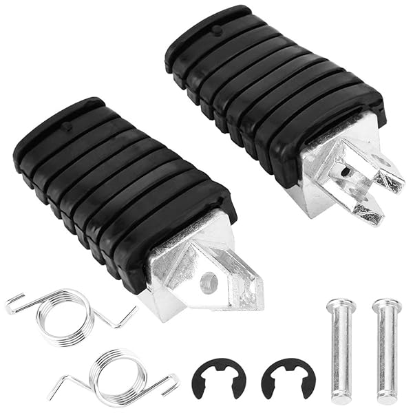 Qiilu Anti-Slip Motorcycle Foot Pegs for XV Series: Enhance Comfort & Safety