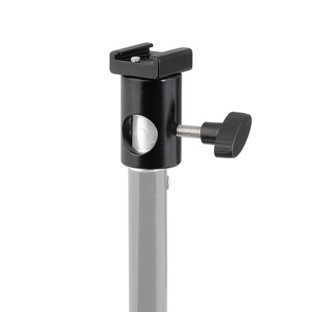 CAMVATE Light Stand Head with Cold Shoe Mount Adapter 2418 for Professional Photography and Videography - View 3 of 6