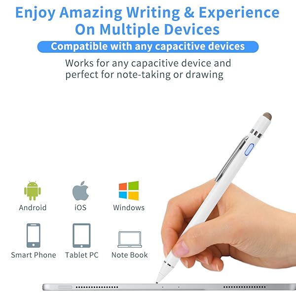 EVACH Stylus Pen for Lenovo Yoga EVACH Digital Pencil with 1.5mm Ultra Fine Tip White - View 6 of 7