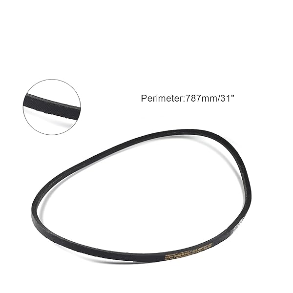Othmro Othmro K31 Drive V-Belt 31in Industrial Power Rubber Transmission Belt for Lawn Mower Replacement Upper Deck - View 2 of 9