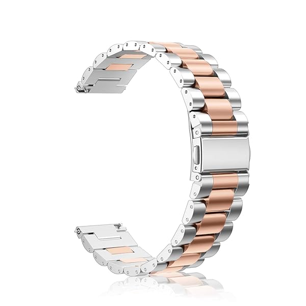 FINTIE Fintie Galaxy Watch Active 40mm Bands Solid Stainless Steel Strap Rose Gold Silver for Galaxy Watch Active 2 40mm 44mm Smartwatch - View 5 of 8