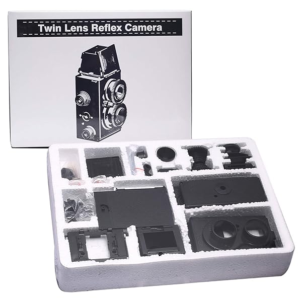 DEVMO DIY Lightnes Classic Retro Holga Lomo Recesky TLR Camera 35mm Film Twin Lens Reflex Kit
