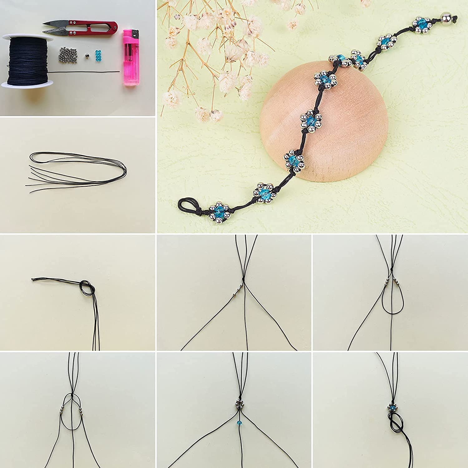 MegaPet 1000pcs 8mm Metal Spacer Beads 304 Stainless Steel Smooth Round Beads for DIY Jewelry Making and Crafting - View 2 of 7