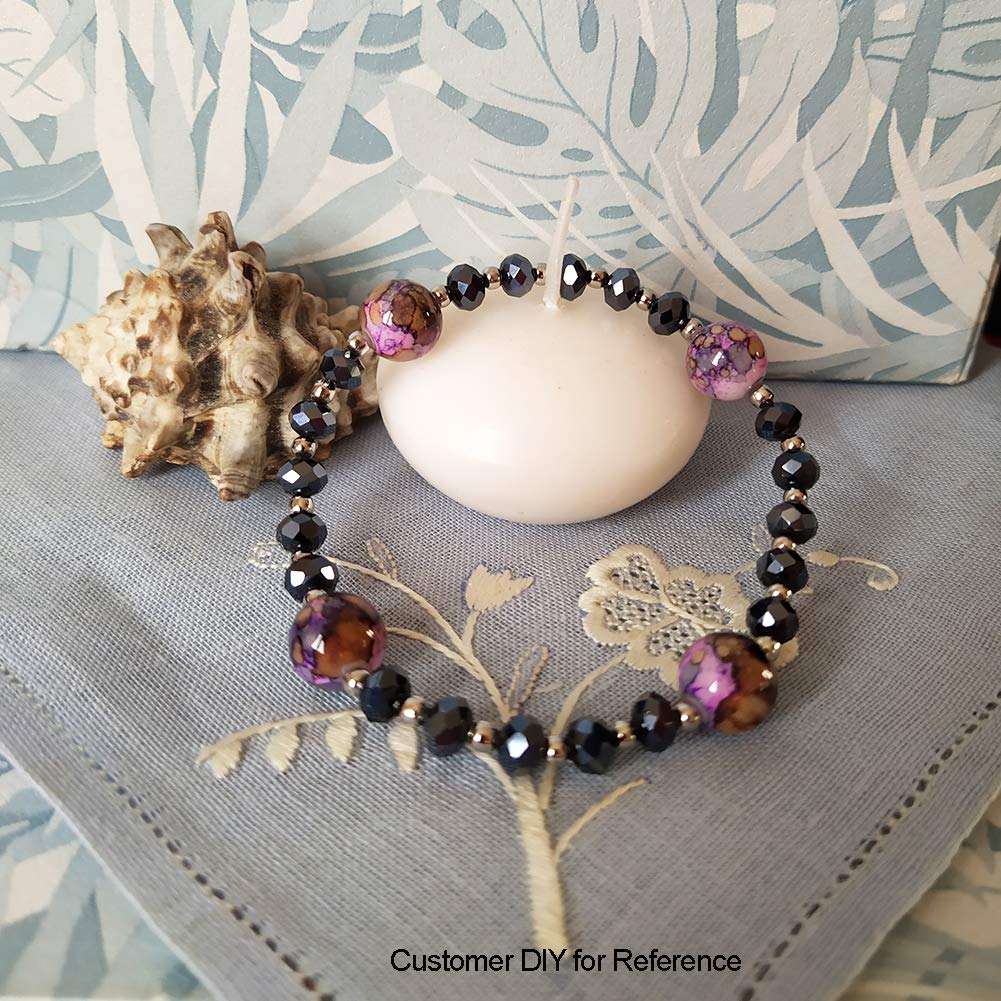 MegaPet 1000pcs 8mm Metal Spacer Beads 304 Stainless Steel Smooth Round Beads for DIY Jewelry Making and Crafting - View 4 of 7