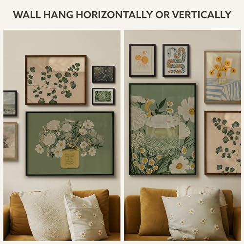 Opposite Wall Gold Sleek Matte Aluminium Metal Picture Frame 12x16 in 31x41 cm Wall Photo Frame for Posters and Photos - View 7 of 10