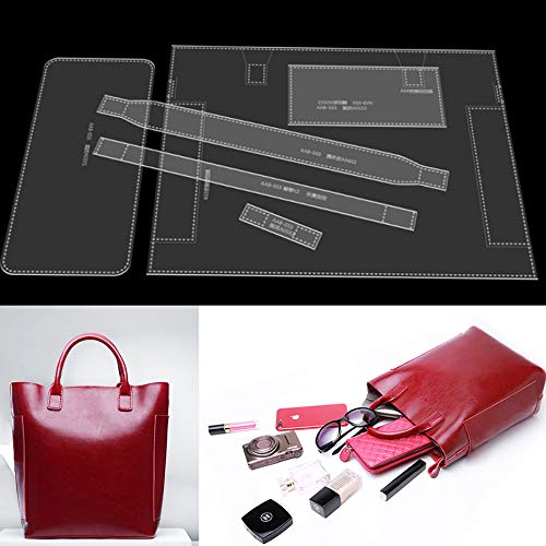BAENRCY BAENRCY NW AAB-553 Handbag Template Acrylic Leather Pattern for Stylish Tote Bags