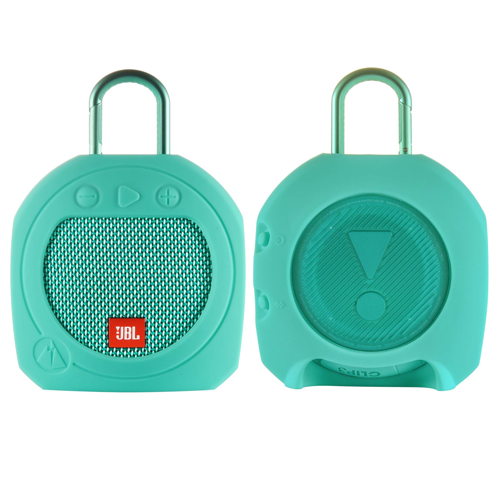 TXEsign TXEsign Teal Silicone Case for JBL Clip 3 - Waterproof Stand Up Protection