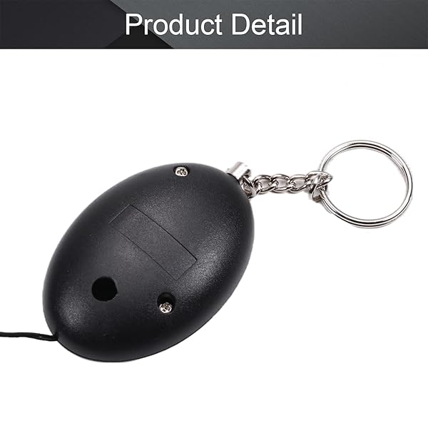 Othmro Othmro Safe Sound Personal Alarm 3 Pack 120DB Keychain Emergency Safety Alarm for Women Men Children Elderly Black - View 4 of 9