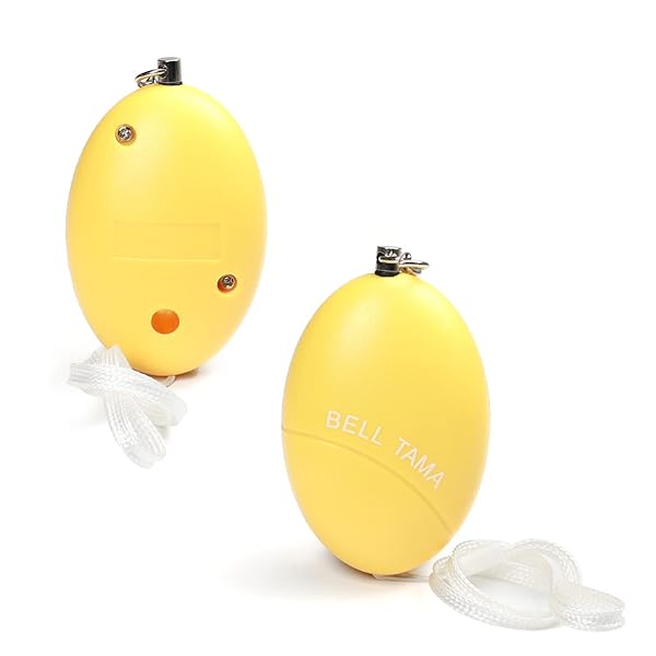 Othmro 2 Pack 120DB Personal Alarm Keychain Emergency Safety Alarm for Women Men Children Elderly Yellow