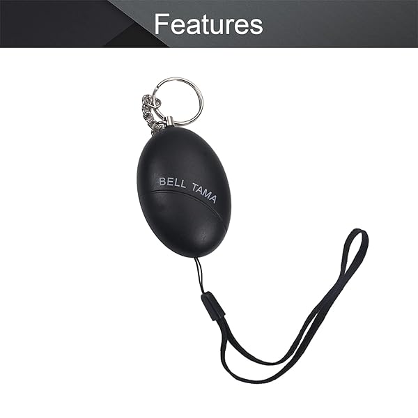 Othmro Othmro 2 Pack 120DB Personal Alarm Emergency Safety Device for Women Men Children Elderly Black - View 3 of 8