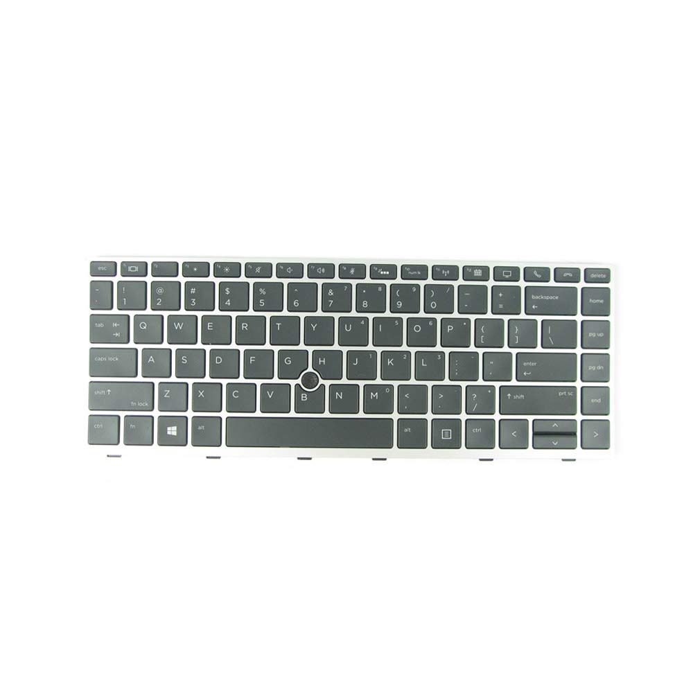 Abakoo HP EliteBook Keyboard Replacement Backlit Pointer for 840 846 745 G5 L11307-001 6037B0138601