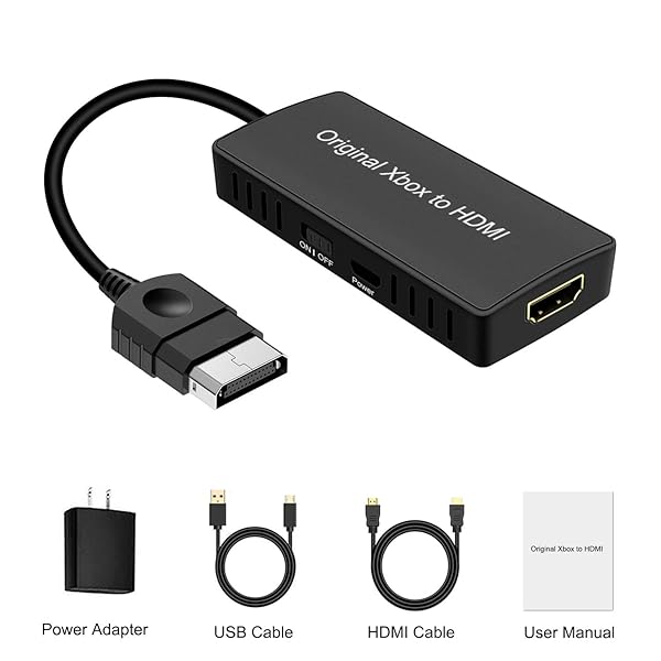 ZUZONG HD Link Cable for Original Xbox: HDMI Converter for 480i/720p with 100% Improved Picture Quality - View 7 of 7