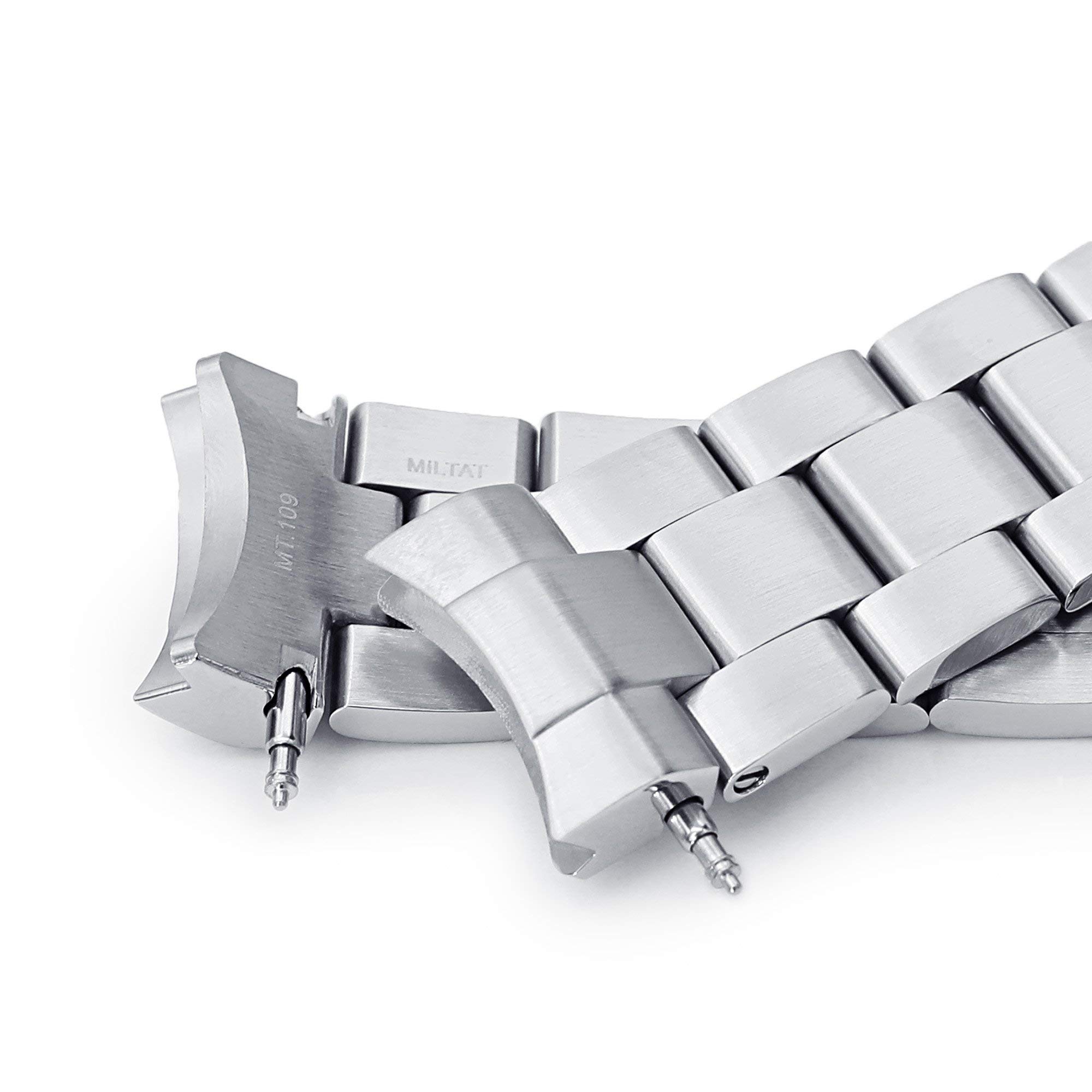 MiLTAT MiLTAT Metal Watch Band for Seiko Baby MM SBDC061 SPB077 20mm Super-O Boyer - View 4 of 6