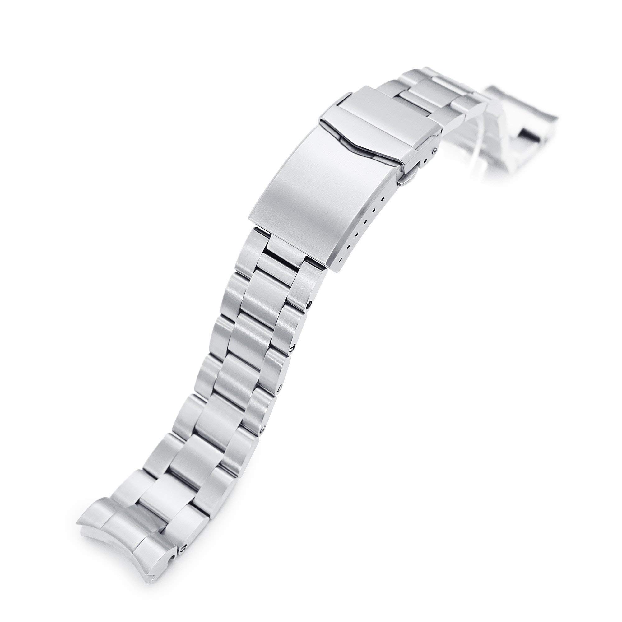 MiLTAT Metal Watch Band for Seiko Baby MM SBDC061 SPB077 20mm Super-O Boyer